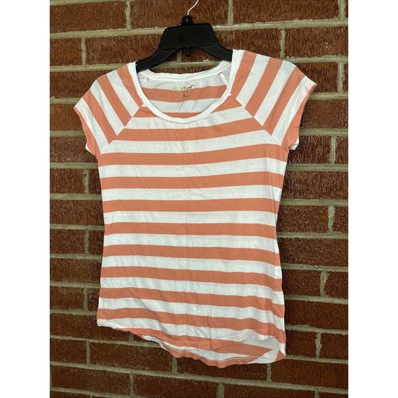 Red Camel Juniors Shirt Peach Stripe XS - Picture 1 of 6